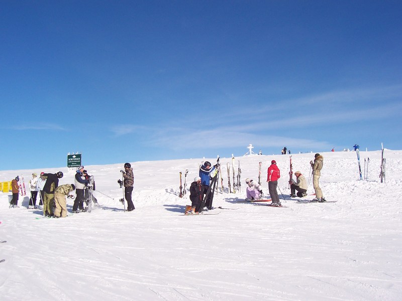 Stuhleck - Bergstation - nejvy stanice lanovky.