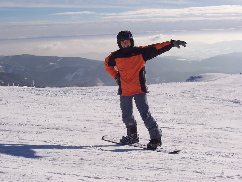 Stuhleck - dobr monosti pro snowboarding.